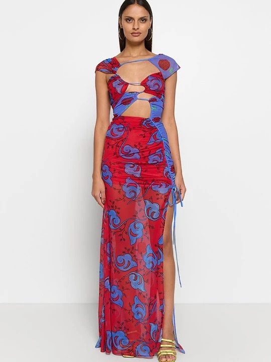 Obrázek produktu Maxi šaty Versace Jeans Couture červená
