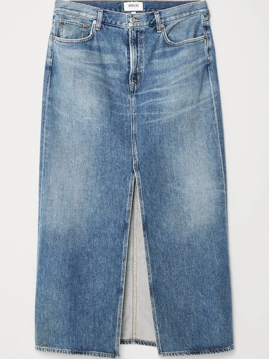 Obrázek produktu Maxi sukně Agolde modrý denim