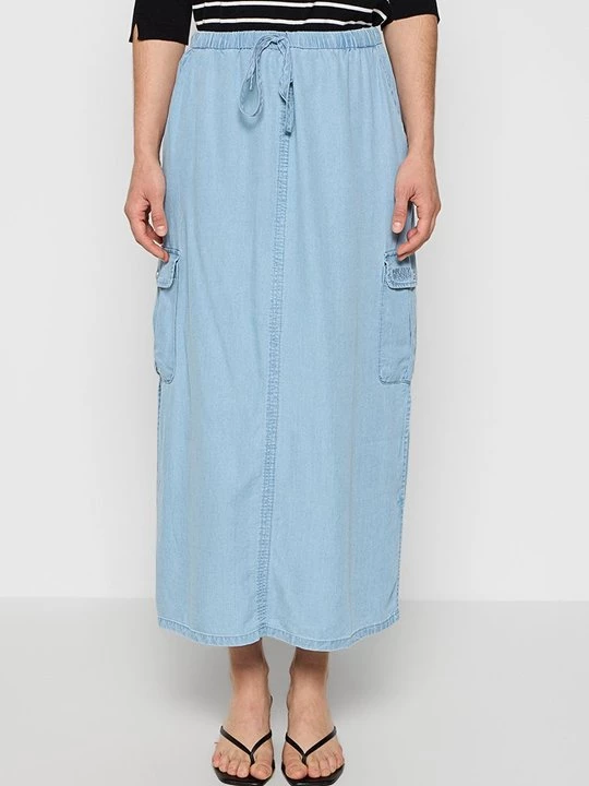 Obrázek produktu Maxi sukně DKNY světle modrá