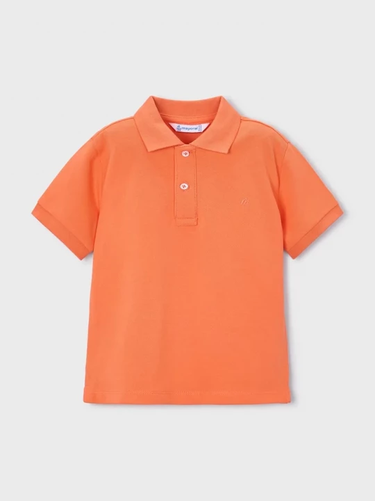 Obrázek produktu Mayoral Dětská bavlněná polokošile Mayoral oranžová