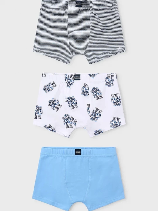 Obrázek produktu Mayoral Dětské boxerky 3-pack modrá