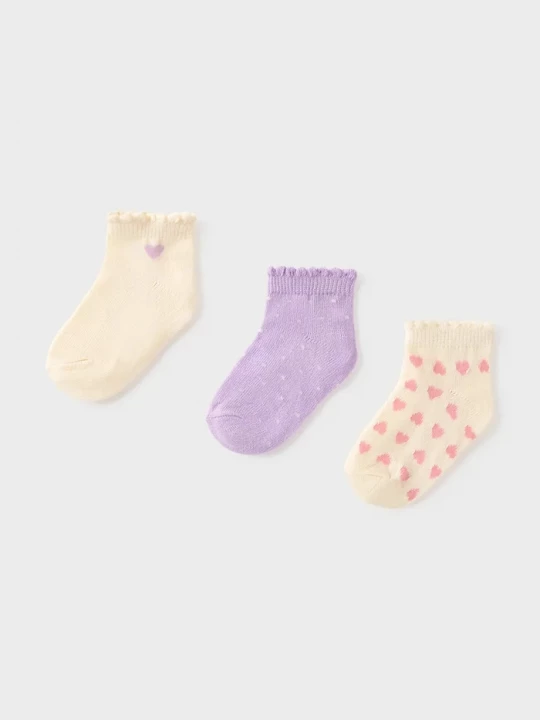 Obrázek produktu Mayoral Dětské ponožky Mayoral 3-pack fialová