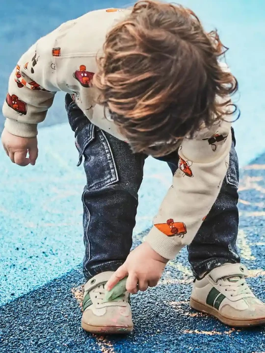 Obrázek produktu Mayoral Dětské rifle Mayoral soft denim cargo námořnická modř