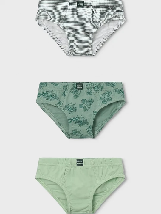 Obrázek produktu Mayoral Dětské slipy Mayoral 3-pack zelená