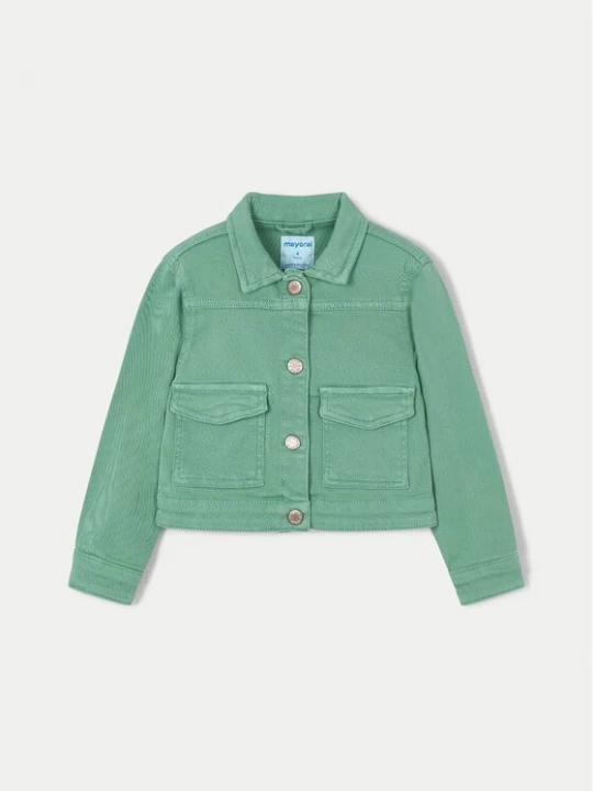 Obrázek produktu Mayoral Jeansová bunda 3407 Zelená Regular Fit