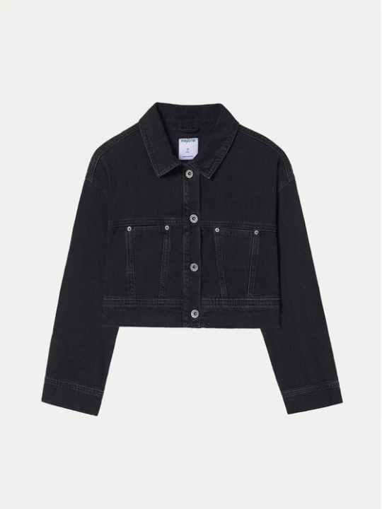 Obrázek produktu Mayoral Jeansová bunda 6405 Černá Regular Fit