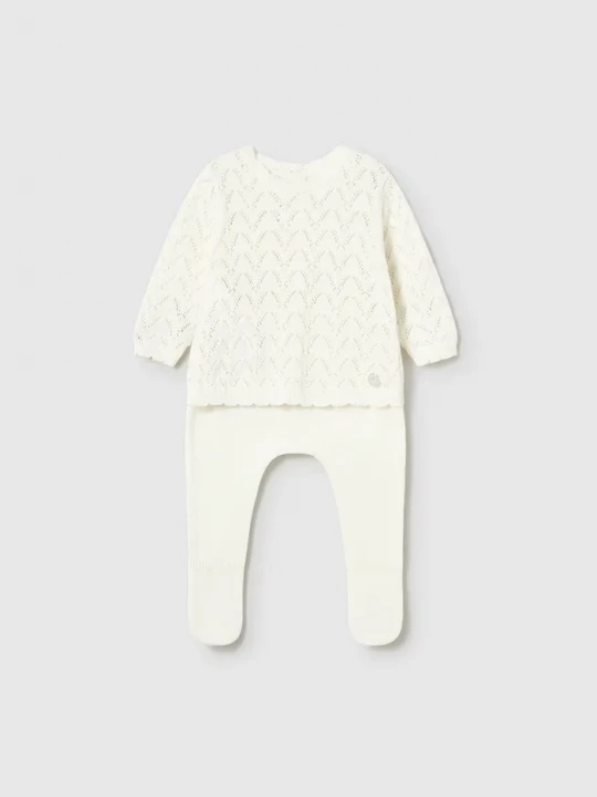 Obrázek produktu Mayoral Newborn Dětská bavlněná souprava Mayoral Newborn béžová