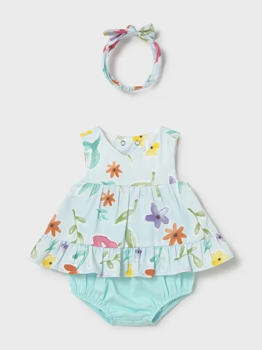 Obrázek produktu Mayoral Newborn Dětská bavlněná souprava Mayoral Newborn modrá