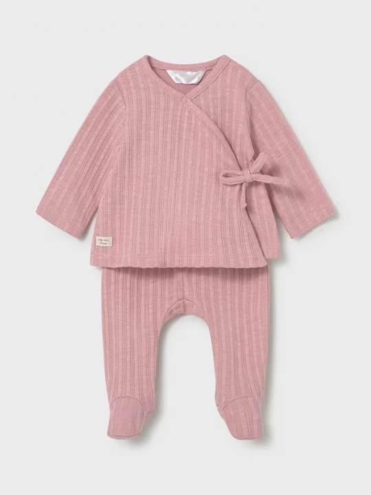 Obrázek produktu Mayoral Newborn Dětská bavlněná souprava růžová
