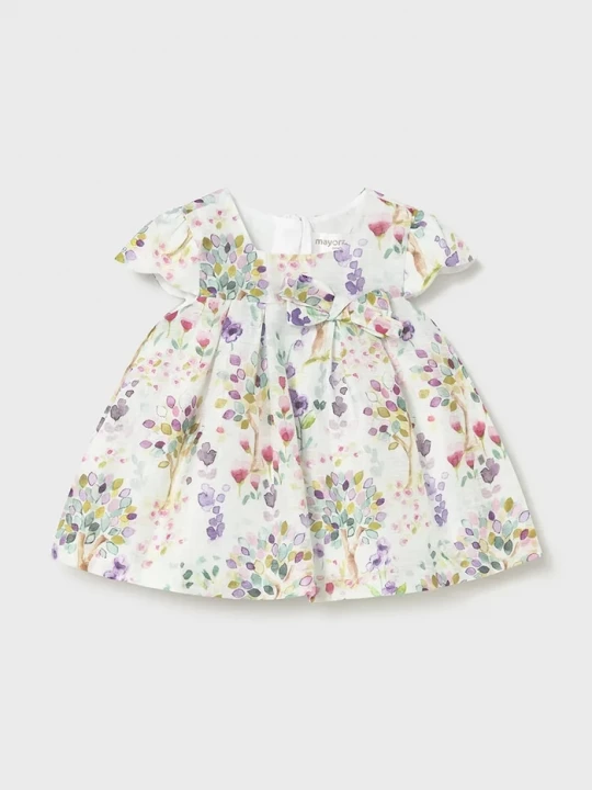 Obrázek produktu Mayoral Newborn Dětské šaty se lnem Mayoral Newborn modrá