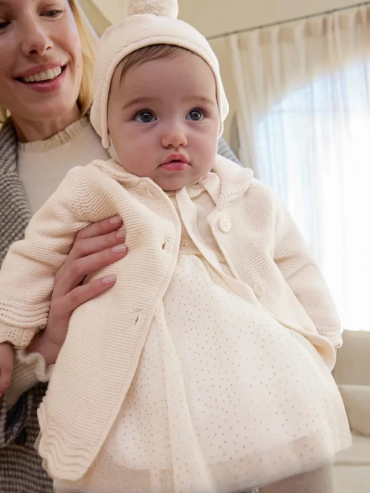 Obrázek produktu Mayoral Newborn kabát kojenecký s bavlnou béžová