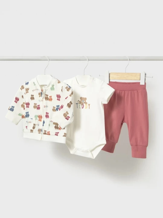 Obrázek produktu Mayoral Newborn Kojenecká tepláková souprava růžová