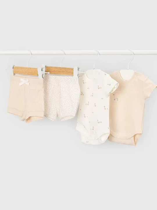 Obrázek produktu Mayoral Newborn Kojenecké body 2-pack béžová