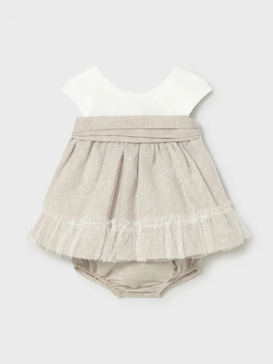 Obrázek produktu Mayoral Newborn Kojenecké šaty Mayoral Newborn béžová