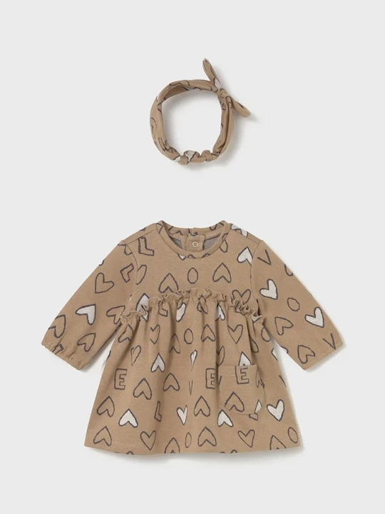 Obrázek produktu Mayoral Newborn Kojenecké šaty Mayoral Newborn hnědá