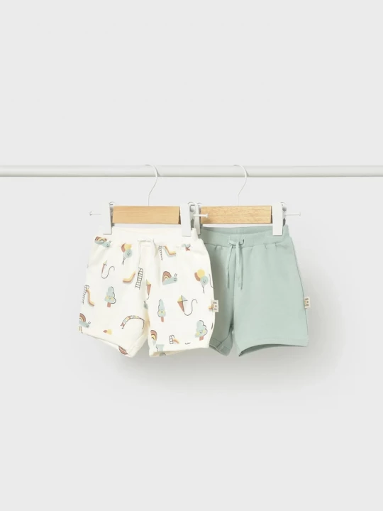 Obrázek produktu Mayoral Newborn Kojenecké šortky Mayoral Newborn 2-pack zelená