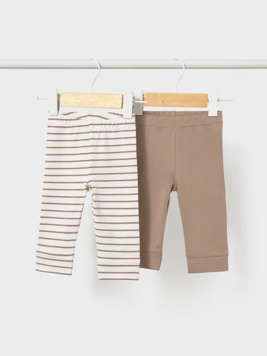Obrázek produktu Mayoral Newborn legíny kojenecké s bavlnou 2-pack béžová