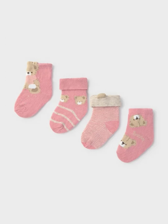 Obrázek produktu Mayoral Newborn ponožky kojenecké 4-pack růžová