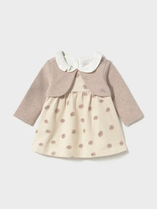 Obrázek produktu Mayoral Newborn rozšířené šaty béžová