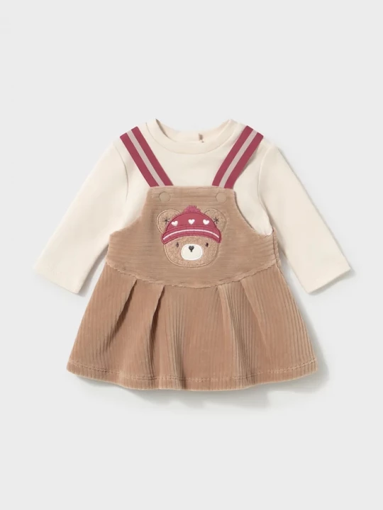 Obrázek produktu Mayoral Newborn šaty s bavlnou béžová