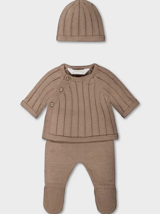 Obrázek produktu Mayoral Newborn set kojenecký bavlněný hnědá