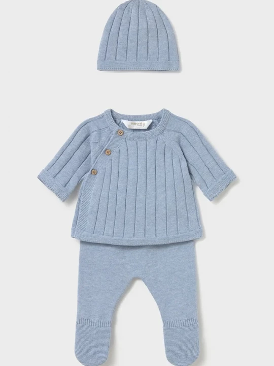 Obrázek produktu Mayoral Newborn set kojenecký bavlněný modrá