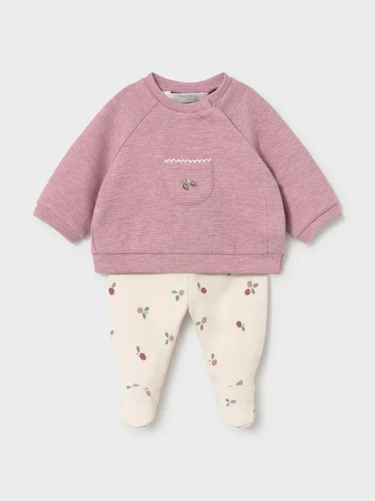 Obrázek produktu Mayoral Newborn set kojenecký bavlněný s elastanem růžová