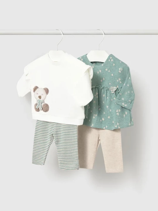 Obrázek produktu Mayoral Newborn set kojenecký s bavlnou tyrkysová
