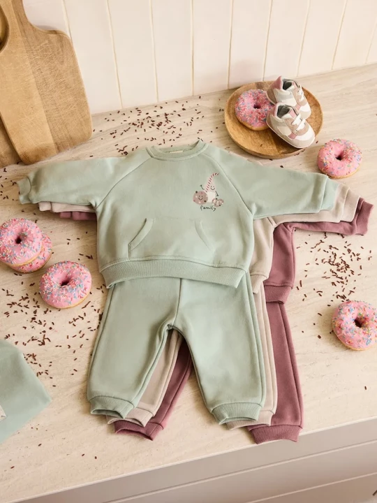 Obrázek produktu Mayoral Newborn teplákový set kojenecký bavlněný zelená