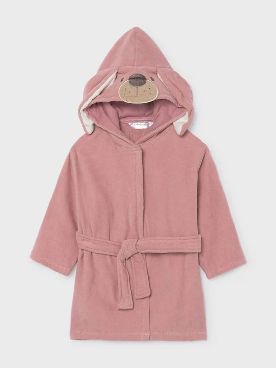 Obrázek produktu Mayoral Newborn župan s kapucí kojenecký bavlněný růžová
