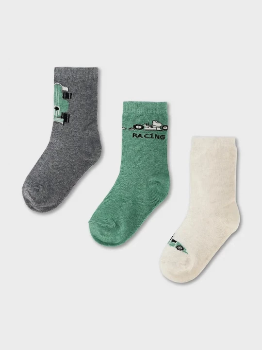 Obrázek produktu Mayoral ponožky dětské 3-pack zelená