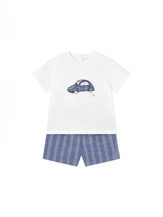 Obrázek produktu Mayoral Sada T-shirt a šortky 1227 Modrá Regular Fit