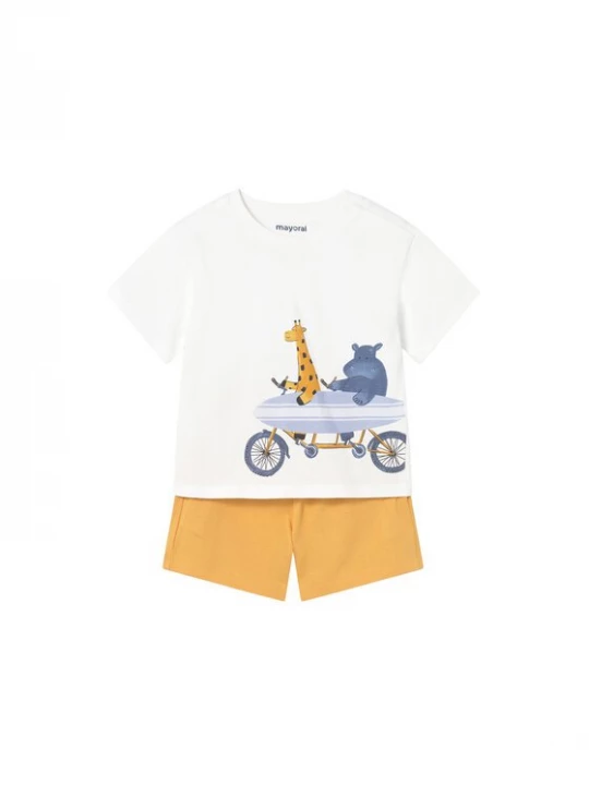 Obrázek produktu Mayoral Sada T-shirt a šortky 1670 Žlutá Regular Fit
