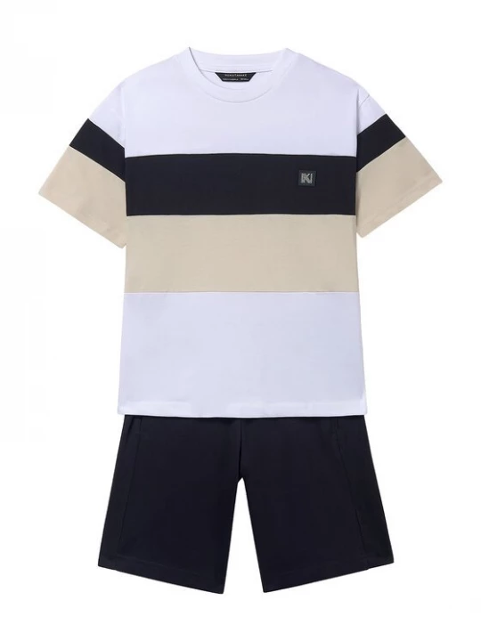 Obrázek produktu Mayoral Sada T-shirt a šortky 6691 Černá Regular Fit