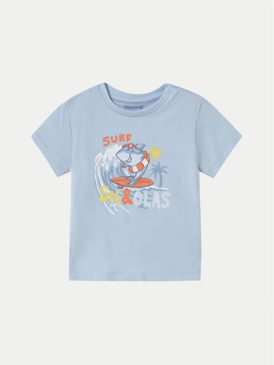 Obrázek produktu Mayoral T-Shirt 1065 Světle modrá Regular Fit