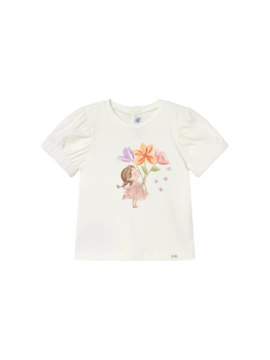 Obrázek produktu Mayoral T-Shirt 1078 Écru Regular Fit Krémová
