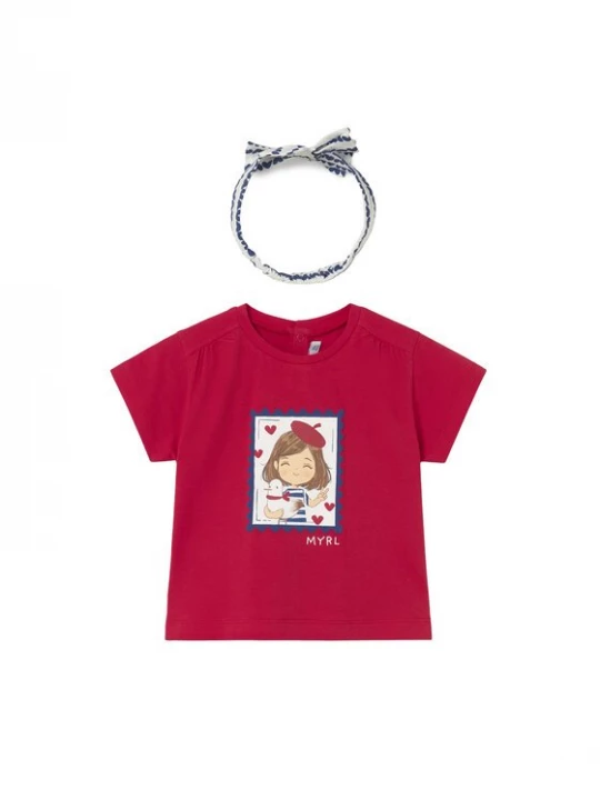 Obrázek produktu Mayoral T-Shirt 1081 Červená Regular Fit