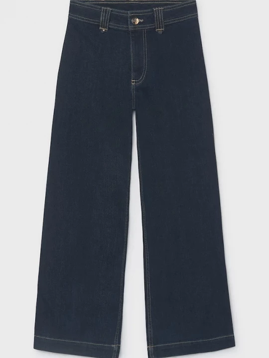 Obrázek produktu Mayoral wide leg džíny dětské námořnická modř