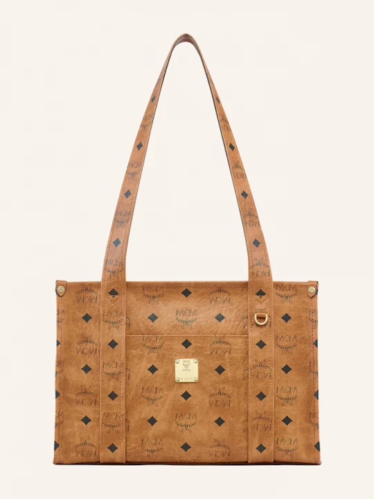 Obrázek produktu Mcm Shopper Aren Visetos Small koňaková / černá