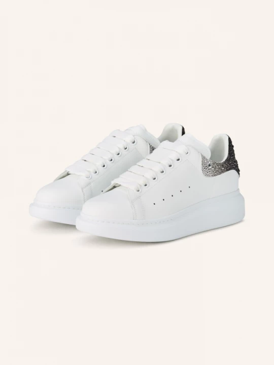 Obrázek produktu Mcqueen Sneakersy S Ozdobnými Kamínky bílá / stříbrná / černá