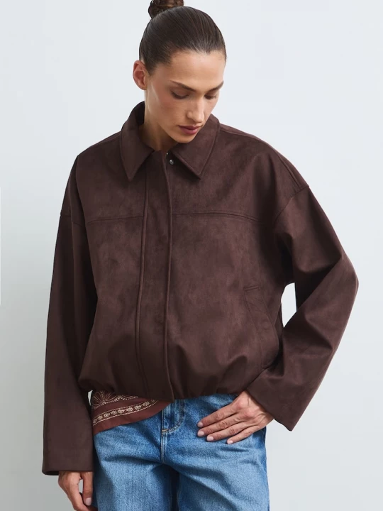 Obrázek produktu Medicine bomber dámská z imitace semiše hnědá