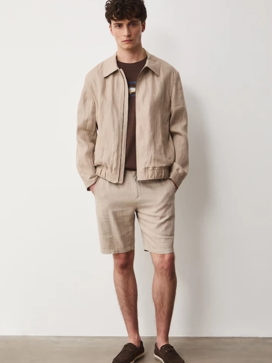 Obrázek produktu Medicine bomber pánský lněný béžová