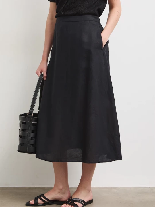 Obrázek produktu Medicine sukně se lnem černá