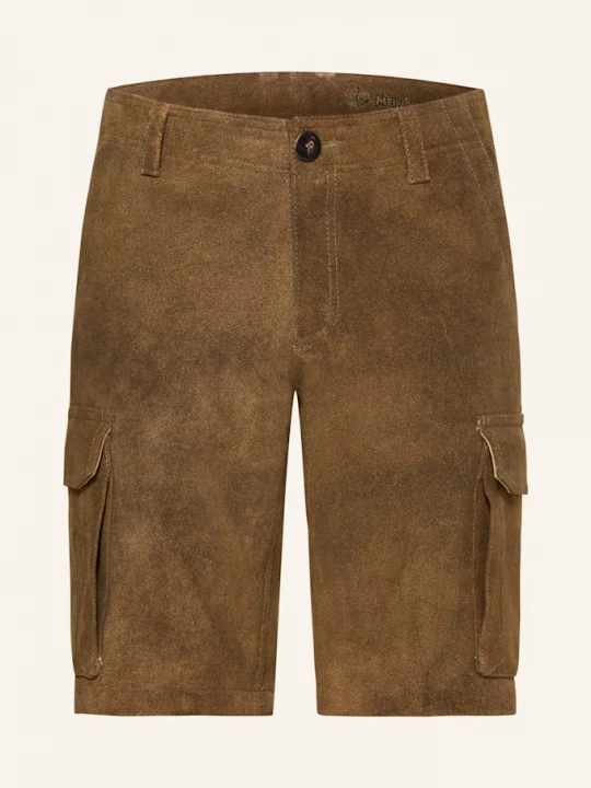 Obrázek produktu Meindl Kožené Kalhoty Island Short tmavě hnědá