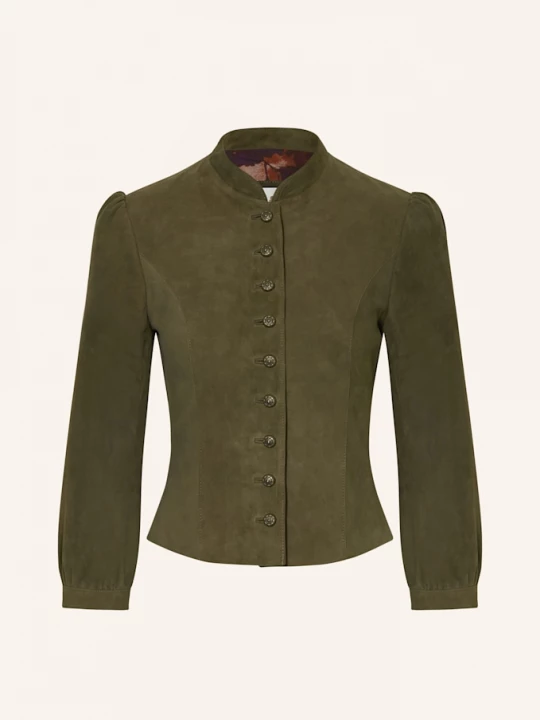 Obrázek produktu Meindl Kožený Krojový Kabátek Daria S 3/4 Rukávem khaki
