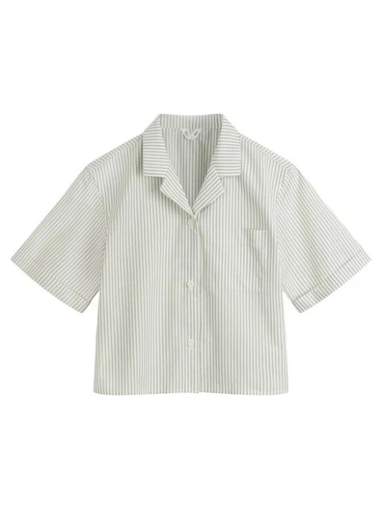 Obrázek produktu MELA Tričko na spaní 'HANSIKA' zelená / offwhite