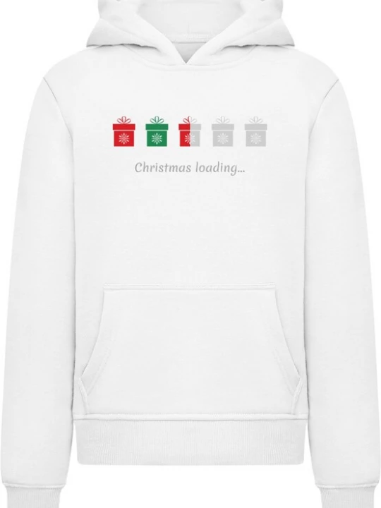 Obrázek produktu Merchcode Mikina 'Christmas Gifts Loading'  šedá / zelená / červená / bílá