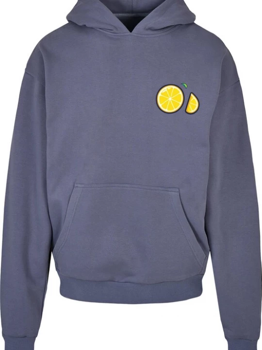 Obrázek produktu Merchcode Mikina 'Lemon Party'  tmavě modrá / žlutá / zelená / oranžová