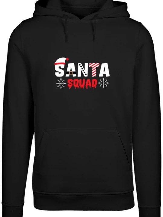 Obrázek produktu Merchcode Mikina ' Santa Squad' zelená / červená / černá / bílá