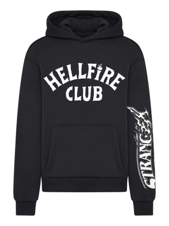 Obrázek produktu Merchcode Mikina 'Stranger Things' černá / bílá